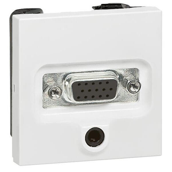 Розетка HD15+Jack, белый, Valena Classic Legrand 770082 Розетка HD15+Jack, белый, Valena Classic Legrand 770082