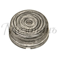 Распаечная коробка фарфоровая D80х33, art-black, ТМ МезонинЪ GE70235-41