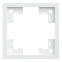 Рамка 1 местная, Белый сатин, Standart Rikett 35810 MW