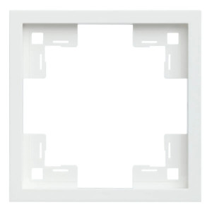 Рамка 1 местная, Белый сатин, Standart Rikett 35810 MW