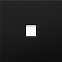 Лицевая панель для розетки компьютерной RJ45 Cat.6, Матовый карбон, Donel  DA DA83930