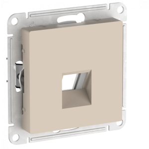 Лицевая панель для розетки компьютерной RJ45 Keystone, Песочный, AtlasDesign SE ATN001284
