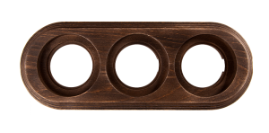 Рамка 3 местная дерево, старое дерево Bironi BF1-630-17/П (скрытые пазы) Рамка 3 местная дерево, старое дерево Bironi BF1-630-17/П (скрытые пазы)