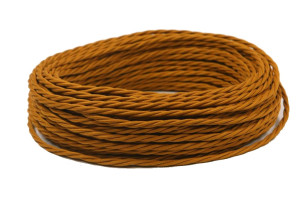Ретро кабель витой 2x0,75 медный (бухта 50 м.), Interior Wire ПРВ2075-МДН