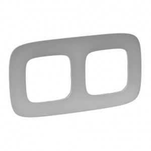 Рамка 2 местная, Алюминий, Valena Allure Legrand 754392