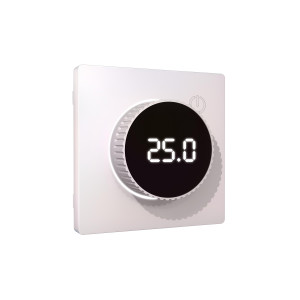 Лицевая панель терморегулятора теплого пола электронного, Жемчуг, ALFA Quant Ambrella Volt AP2058