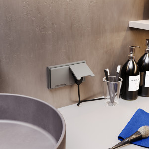 Рамка 2 местная, пластик, Кашемир, VOLTUM S70 VLS100203