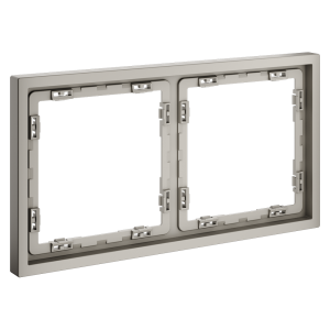 Рамка 2 местная, пластик, Кашемир, VOLTUM S70 VLS100203