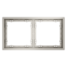 Рамка 2 местная, пластик, Кашемир, VOLTUM S70 VLS100203