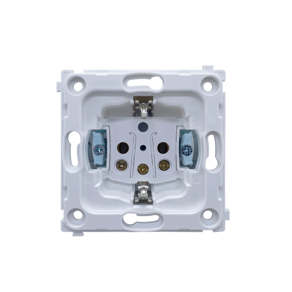 Механизм розетки с З/К, Матовый карбон, Donel  DA DA18800