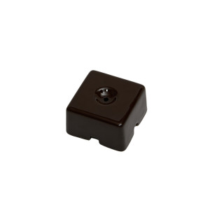 Распаечная коробка керамика 77х43, Коричневый, Кром Interior Electric РККК/06