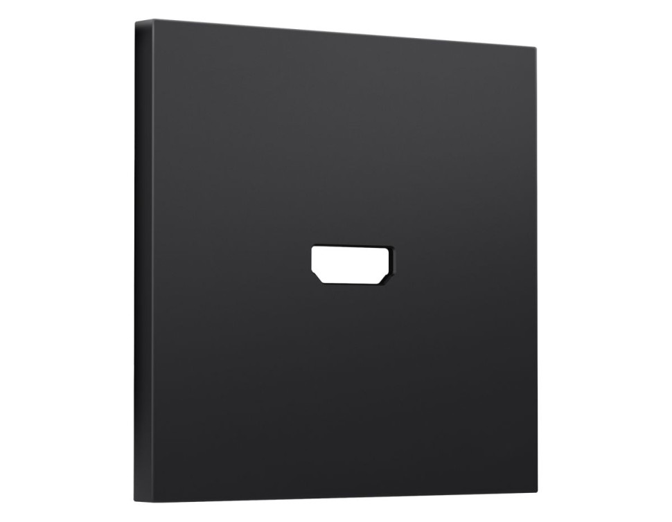Лицевая панель розетки HDMI, Черный матовый, Sigma Quant Ambrella Volt SP8140 Лицевая панель розетки HDMI, Черный матовый, Sigma Quant Ambrella Volt SP8140