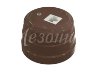 Розетка пластиковая компьютерная RJ45, какао, ТМ МезонинЪ Усадьба GE30341-70