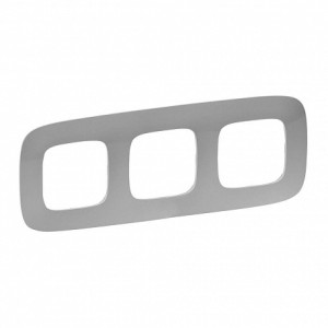 Рамка 3 местная, Алюминий, Valena Allure Legrand 754393