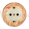 Ретро розетка фарфоровая с 3/К, янтарный мрамор, ТМ МезонинЪ GE70301-21
