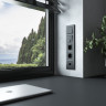 Рамка 5 местная стекло soft-touch, Черный, Senso Werkel W0053108