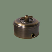 Выключатель латунный 2 кл. (4 положения), темная латунь, ДИП-200 Romatti D120-5