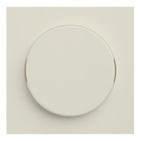 Лицевая панель для поворотного диммера, Кремовый сатин, Rikkett 35721 MC