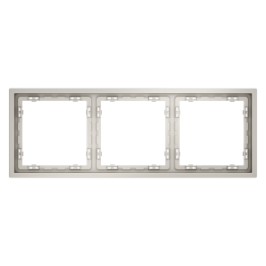 Рамка 3 местная, пластик, Кашемир, VOLTUM S70 VLS100303