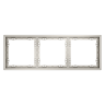 Рамка 3 местная, пластик, Кашемир, VOLTUM S70 VLS100303