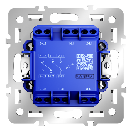 Механизм проходного выключателя 2-кл 10А, S70 Voltum VLS0203M