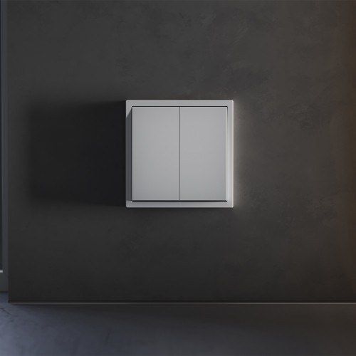 Клавиши для выключателя 2-кл, Серый, S70 Voltum VLS000316