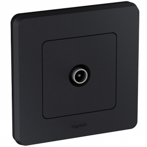 Розетка телевизионная TV, антрацит, INSPIRIA Legrand 673853