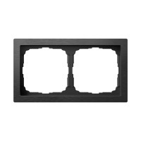 Рамка 2 местная, металл, Оникс, ArtGallery SE GAL312302