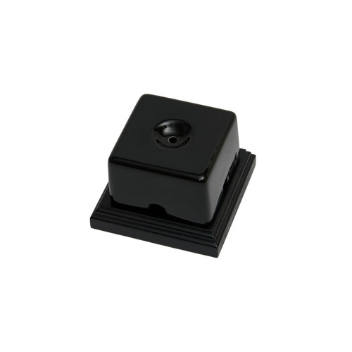 Распаечная коробка керамика 77х43, Черный, Кром Interior Electric РККК/08