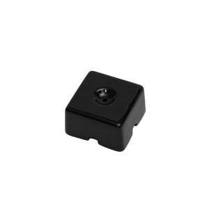 Распаечная коробка керамика 77х43, Черный, Кром Interior Electric РККК/08