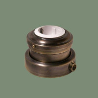 Ретро розетка латунь с З/К и шторками, темная латунь, Romatti R223-8-12