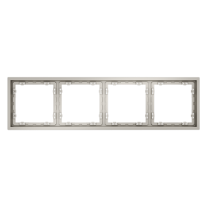 Рамка 4 местная, пластик, Кашемир, Voltum S70 VLS100403