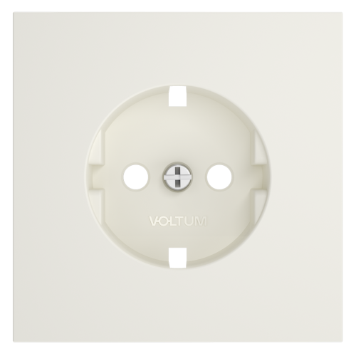 Лицевая панель для розетки с З/К, Хлопок, S70 Voltum VLS000613