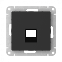 Лицевая панель для розетки компьютерной RJ45 Keystone, Карбон, AtlasDesign SE ATN001084