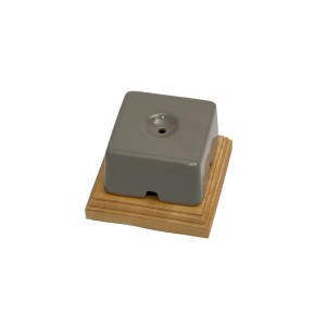 Распаечная коробка керамика 77х43, Серый, Кром Interior Electric РККК/05