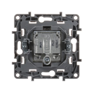 Розетка телевизионная TV-SAT, алюминий, Etika Legrand 672457