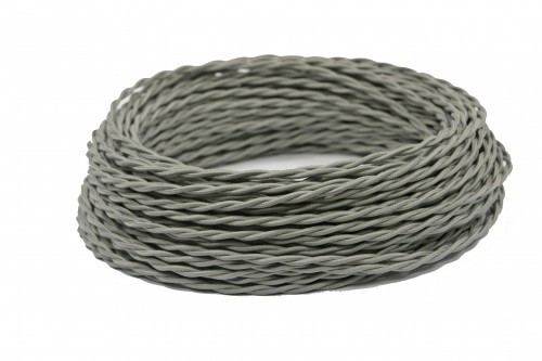 Ретро кабель витой 2x0,75 серый, Interior Wire ПРВ2075-СЕР