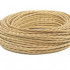 Ретро кабель витой 2x2,5 Песочный шелк, Interior Wire ПРВ2250-ПЧШ (1 метр)