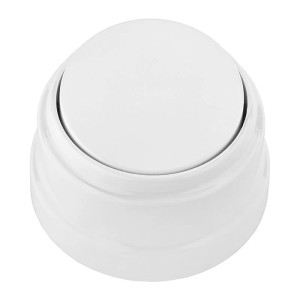 Выключатель кнопочный 1 кл., Белый, серия Ретро, Bylectrica А110-2201