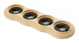 Рамка 4 местная деревянная 98x240 на бревно, Бук натуральный Lindas 25960 Рамка 4 местная деревянная 98x240 на бревно, Бук натуральный Lindas 25960