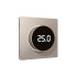 Лицевая панель терморегулятора теплого пола электронного, Серо-бежевый матовый, ALFA Quant Ambrella Volt AP3658