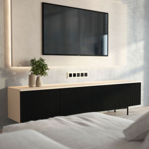 Рамка 5 местная пластик, Айвори матовый, Slab Werkel W0052962