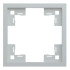 Рамка 1 местная, Серебро, Standart Rikett 35810 SV