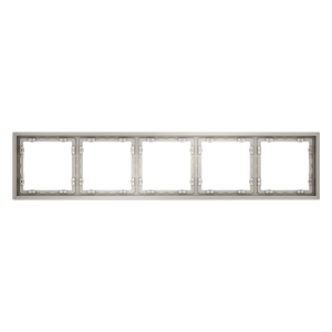 Рамка 5 местная, пластик, Кашемир, Voltum S70 VLS100503