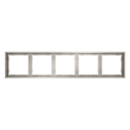 Рамка 5 местная, пластик, Кашемир, Voltum S70 VLS100503