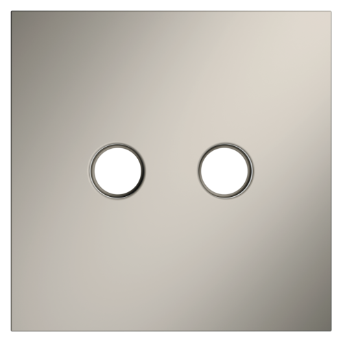 Лицевая панель для розетки телевизионной оконечной TV+SAT, Кашемир, S70 Voltum VLS001603