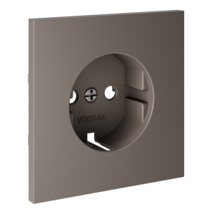 Лицевая панель для розетки с З/К, Капучино, S70 Voltum VLS000614