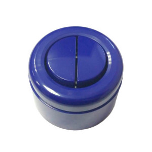 Выключатель пластиковый кнопочный 2 кл., цв. синий, Interior Electric С-2009