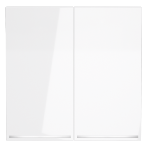 Клавиши для выключателя 2-кл с подсветкой, Белый матовый, S70 Voltum VLS000402