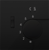 Лицевая панель для терморегулятора с датчиком, Donel  DA DA14930